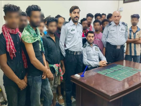 غیرقانونی بارڈر کراسنگ میں ملوث 20غیر ملکی باشندے گرفتار