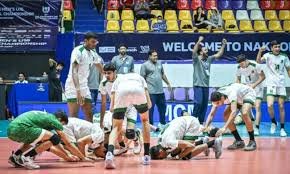 (انڈر16 والی بال )سیمی فائنل میں پاکستان کے ہاتھوں بھارت کی شکت