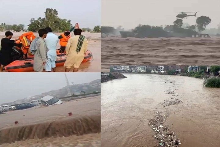 پنجاب ،راولپنڈی میں بارشوں سے تباہی(70 شہری جاں بحق ، 300سے زائد زخمی، فوج طلب )