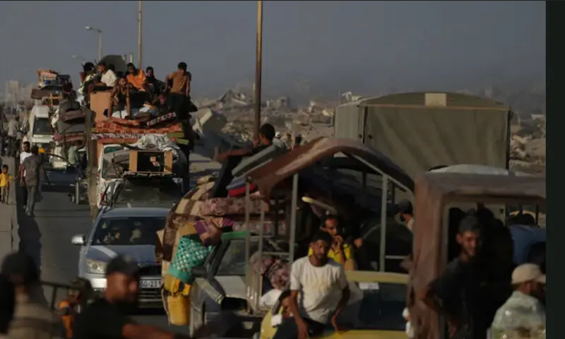 نقل مکانی کرتے فلسطینیوں پر صیہونی حملے، 59 شہید،درجنوں زخمی