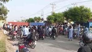 تحریک انصاف کا جلسہ، کوئٹہ شہر کنٹینرز لگاکر بند