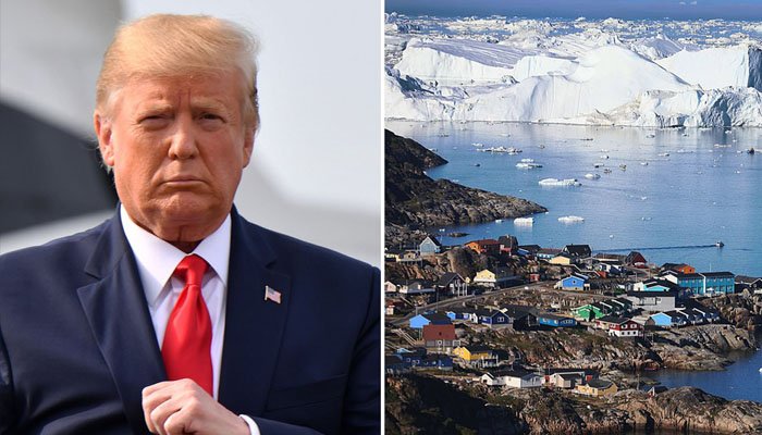 گرین لینڈ پر ٹرمپ کی نظریں جم گئیں، ملٹری آپشنز زیرغور