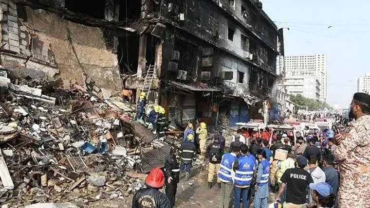 گل پلازہ کی آگ میں 80افراد جاں بحق، 86لاپتا