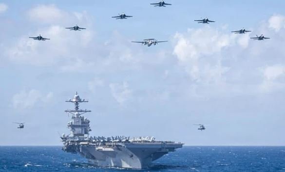 حملے کی تیاری، امریکی بحری بیڑہ ایران کے قریب پہنچ گیا