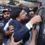 کراچی ،جماعت اسلامی کی پریس کانفرنس پر پولیس کا دھاوا