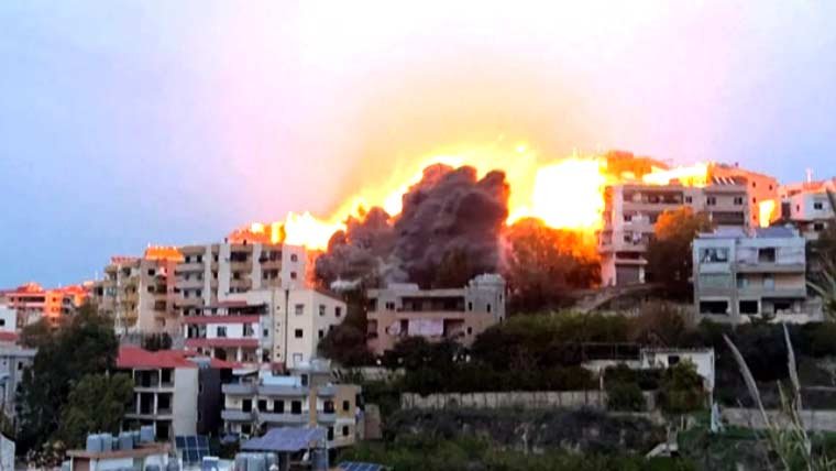 اسرائیل کے لبنان پر فضائی حملے، بمباری، 16 افراد شہید، 26 زخمی