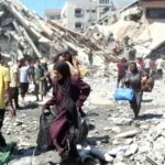 اسرائیل کی ایران جنگ کے دوران غزہ پر بمباری ،107فلسطینی شہید، 342 زخمی