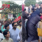 پیٹرولیم مصنوعات میں اضافہ، کراچی میں پی ٹی آئی کا مہنگائی کیخلاف احتجاج، پولیس کا دھاوا، متعدد کارکن گرفتار