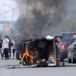 منی پورمیں دوبارہ فسادات پھوٹ پڑے،عوام،سیکیورٹی فورسزآمنے سامنے