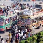 پبلک اور گڈز ٹرانسپورٹ کرائے 40 فیصد کم کرنے کا اعلان