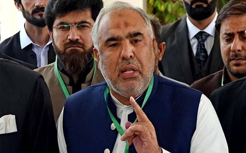 گلگت میں پی ٹی آئی کو دیوار سے لگایا جارہا ہے، اسد قیصر