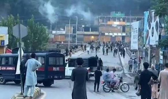آزاد کشمیر کے شہر راولاکوٹ میں حالات کشیدہ