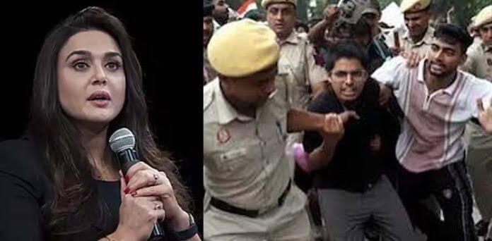 طلباء کے احتجاج کی حمایت پر تنقید کے بعد پریتی زنٹا نے خاموشی توڑ دی