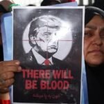 علی خامنہ ای کی نمازِ جنازہ سے قبل ہزاروں افراد کے انتقام اور امریکا مردہ باد کے نعرے
