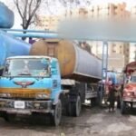وزیراعلیٰ سندھ کا قافلہ ٹریفک جام میں پھنس گیا، نیپا ہائیڈرنٹ سیل