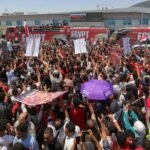 پہلی بار ورلڈکپ میں ٹاپ 16 ٹیموں تک پہنچنے پر مصری ٹیم کا وطن واپسی پر شاندار استقبال