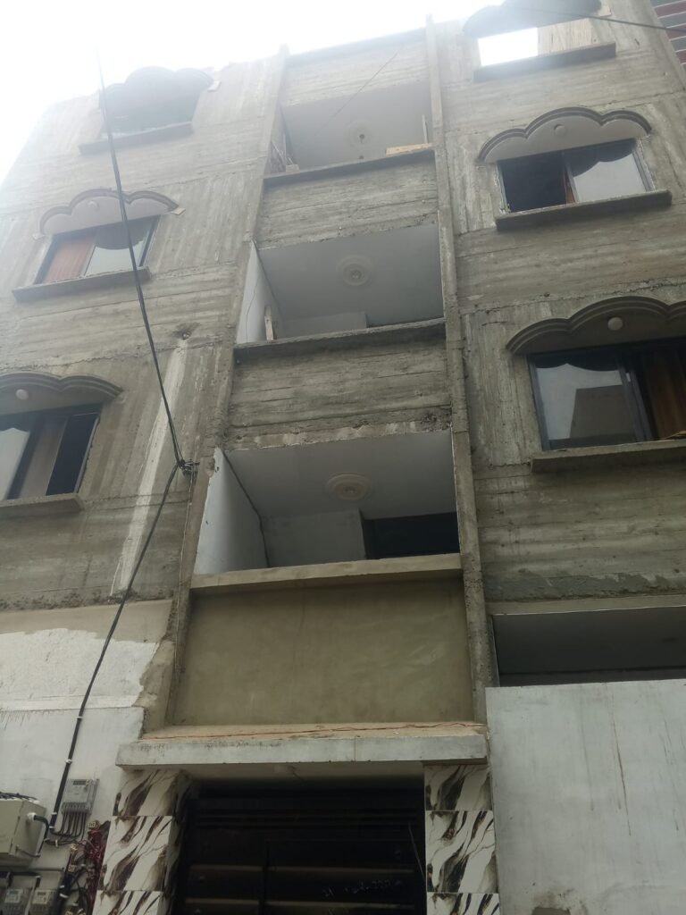سندھ بلڈنگ، لیاقت آباد میں عمودی تعمیرات ، انسانی زندگیاں خطرے میں