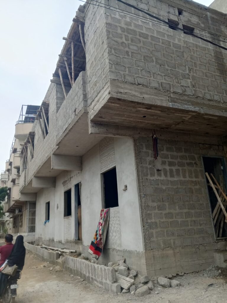 سندھ بلڈنگ، عزیز آباد کمرشل قبضوں کی زد میں، کمرشل یونٹس کی تعمیر