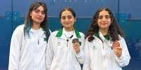 ایشین گیمز، 3 پاکستانی بہنیں اسکواش کیلئے منتخب