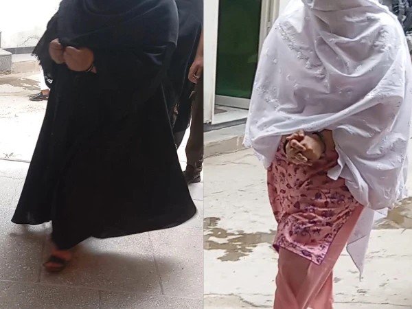 راولپنڈی، خواتین ملزمان کو ہتھکڑیاں پہنانے پر احتجاج