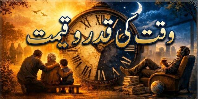 وقت کی اہمیت،قدر اور ہماری غفلت!!