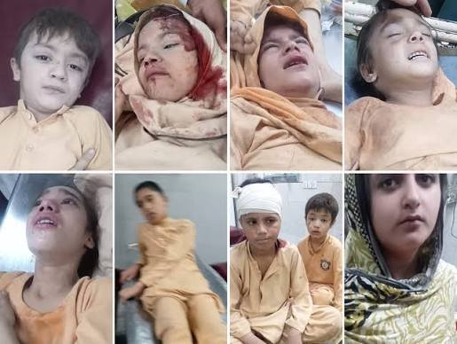 پشاور، نجی اسکول کی چھت گرنے سے 34 بچے اور ایک ٹیچر جاں بحق، 50 زخمی